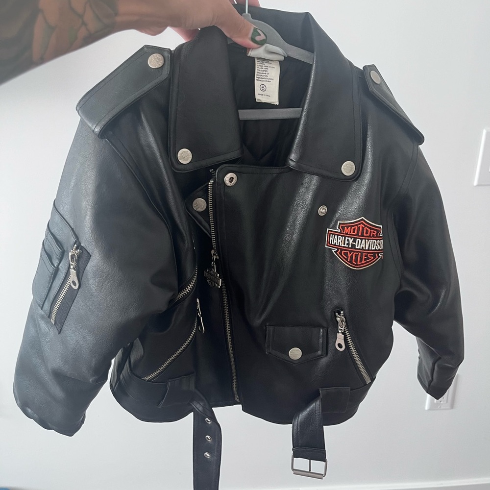 Harley-Davidson Kids Black Biker Jacket